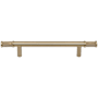 Top Knobs Burnham 5-1/16 Inch Center to Center Bar Cabinet Pull Honey Bronze