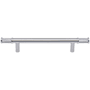 Top Knobs Burnham 5-1/16 Inch Center to Center Bar Cabinet Pull Polished Chrome