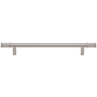 Top Knobs Burnham 7-9/16 Inch Center to Center Bar Cabinet Pull Brushed Satin Nickel