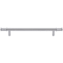 Top Knobs Burnham 7-9/16 Inch Center to Center Bar Cabinet Pull Polished Chrome