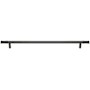 Top Knobs Burnham 12 Inch Center to Center Bar Cabinet Pull Ash Gray