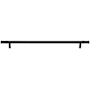 Top Knobs Burnham 12 Inch Center to Center Bar Cabinet Pull Flat Black