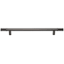 Top Knobs Burnham 12 Inch Center to Center Bar Cabinet Pull Ash Gray