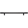 Top Knobs Burnham 12 Inch Center to Center Bar Cabinet Pull Flat Black