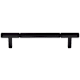 Top Knobs Prestwick 5-1/16 Inch Center to Center Bar Cabinet Pull Flat Black