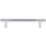 Top Knobs Prestwick 5-1/16 Inch Center to Center Bar Cabinet Pull Polished Chrome