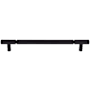 Top Knobs Prestwick 12 Inch Center to Center Bar Cabinet Pull Flat Black