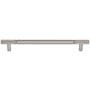 Top Knobs Prestwick 12 Inch Center to Center Bar Cabinet Pull Brushed Satin Nickel