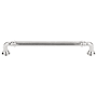 Top Knobs Reeded 7 Inch Center to Center Handle Cabinet Pull from the Chareau Series - 10 Pack Polished Nickel