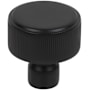 Top Knobs Dempsey 1-1/4 Inch Mushroom Cabinet Knob Flat Black