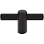 Top Knobs Dempsey 2-1/2 Inch Bar Cabinet Knob Flat Black