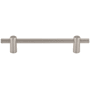 Top Knobs Dempsey 5-1/16 Inch Center to Center Bar Cabinet Pull Brushed Satin Nickel