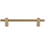 Top Knobs Dempsey 5-1/16 Inch Center to Center Bar Cabinet Pull Honey Bronze