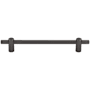 Top Knobs Dempsey 6-5/16 Inch Center to Center Bar Cabinet Pull Ash Gray