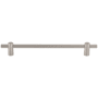 Top Knobs Dempsey 7-9/16 Inch Center to Center Bar Cabinet Pull Brushed Satin Nickel