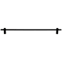 Top Knobs Dempsey 12 Inch Center to Center Bar Cabinet Pull Flat Black