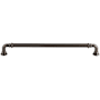 Top Knobs Reeded 9 Inch Center to Center Handle Cabinet Pull from the Chareau Collection Ash Gray