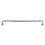 Top Knobs Reeded 9 Inch Center to Center Handle Cabinet Pull from the Chareau Series - 10 Pack Brushed Satin Nickel