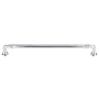 Top Knobs Reeded 9 Inch Center to Center Handle Cabinet Pull from the Chareau Series - 10 Pack Polished Chrome