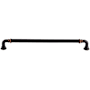 Top Knobs Reeded 9 Inch Center to Center Handle Cabinet Pull from the Chareau Collection Umbrio