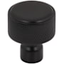 Top Knobs Garrison 1-1/8 Inch Mushroom Cabinet Knob Flat Black