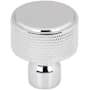 Top Knobs Garrison 1-1/8 Inch Mushroom Cabinet Knob Polished Chrome