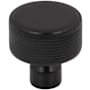 Top Knobs Garrison 1-1/4 Inch Mushroom Cabinet Knob Flat Black