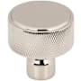 Top Knobs Garrison 1-1/4 Inch Mushroom Cabinet Knob Polished Nickel