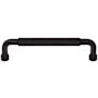 Top Knobs Garrison 5-1/16 Inch Center to Center Handle Cabinet Pull Flat Black