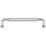 Top Knobs Garrison 5-1/16 Inch Center to Center Handle Cabinet Pull Polished Chrome