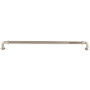 Top Knobs Reeded 12 Inch Center to Center Handle Cabinet Pull from the Chareau Collection Polished Nickel
