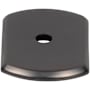 Top Knobs Wescott 1 Inch Cabinet Knob Backplate Ash Gray