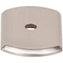 Top Knobs Wescott 1 Inch Cabinet Knob Backplate Brushed Satin Nickel