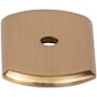 Top Knobs Wescott 1 Inch Cabinet Knob Backplate Honey Bronze
