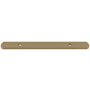 Top Knobs Wescott 3-3/4 Inch Center to Center Cabinet Pull Backplate Honey Bronze