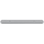 Top Knobs Wescott 3-3/4 Inch Center to Center Cabinet Pull Backplate Polished Chrome