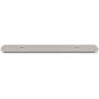 Top Knobs Wescott 3-3/4 Inch Center to Center Cabinet Pull Backplate Polished Nickel