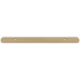 Top Knobs Wescott 5-1/16 Inch Center to Center Cabinet Pull Backplate Honey Bronze