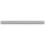 Top Knobs Wescott 5-1/16 Inch Center to Center Cabinet Pull Backplate Polished Chrome