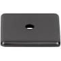 Top Knobs Radcliffe 1-1/4 Inch Cabinet Knob Backplate Ash Gray