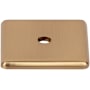 Top Knobs Radcliffe 1-1/4 Inch Cabinet Knob Backplate Honey Bronze