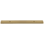 Top Knobs Radcliffe 3-3/4 Inch Center to Center Cabinet Pull Backplate Honey Bronze