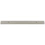 Top Knobs Radcliffe 5-1/16 Inch Center to Center Cabinet Pull Backplate Brushed Satin Nickel
