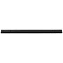 Top Knobs Radcliffe 6-5/16 Inch Center to Center Cabinet Pull Backplate Flat Black