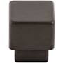 Top Knobs Sanctuary 1 Inch Square Cabinet Knob Ash Gray