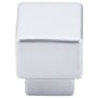 Top Knobs Tapered 1 Inch Square Cabinet Knob from the Sanctuary Collection Aluminum