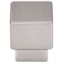Top Knobs Tapered 1 Inch Square Cabinet Knob from the Sanctuary Collection Brushed Satin Nickel