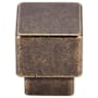 Top Knobs Tapered 1 Inch Square Cabinet Knob from the Sanctuary Collection German Bronze
