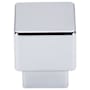 Top Knobs Tapered 1 Inch Square Cabinet Knob from the Sanctuary Collection Polished Chrome