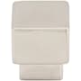 Top Knobs Sanctuary 1 Inch Square Cabinet Knob Brushed Stainless Steel